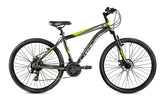 CRADIAC Hustler 21 Speed High Performance Mountain Cycle for Men with Front Suspension & Dual disc Brakes, 26 Inch Tire, Steel Frame MTB | Ideal for 12+ Years, Unisex, Frame Size - 18.5 Inch